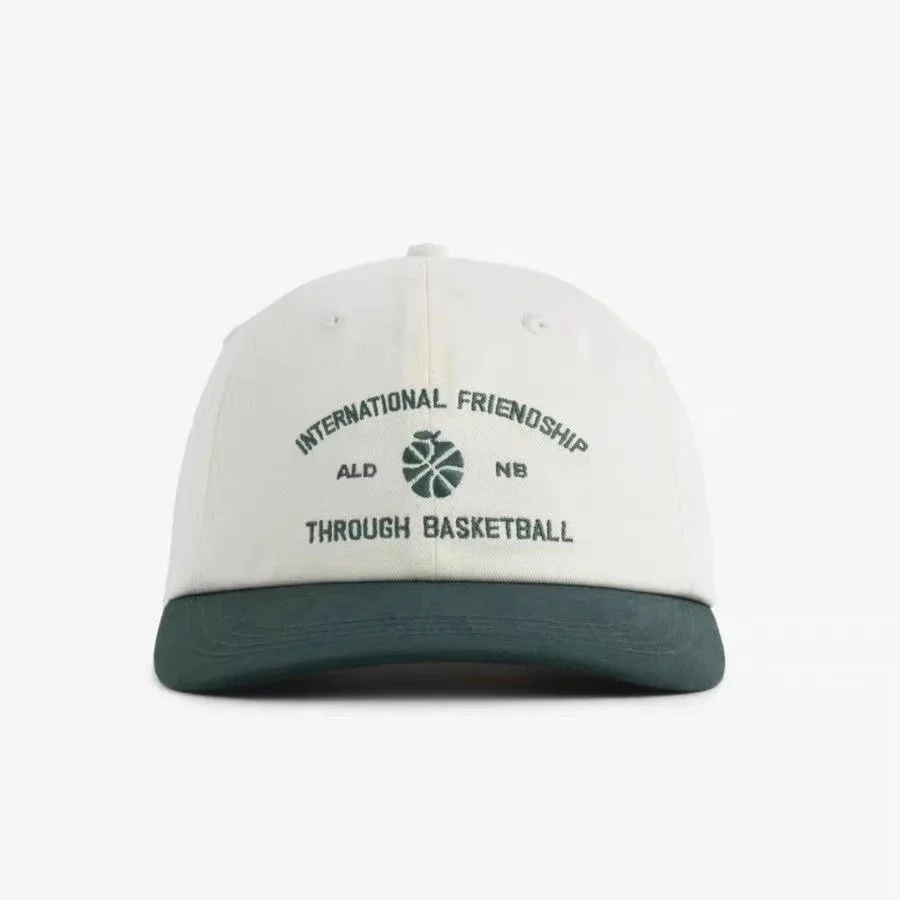 Aimé Leon Dore Aimé Leon Dore International Friendship Through Basketball White-Green Cap White - 1