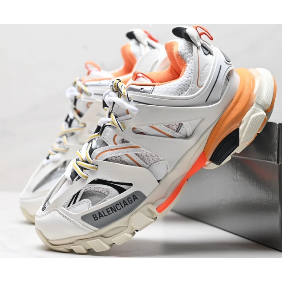 Balenciaga Balenciaga Track White/Orange Sneakers White