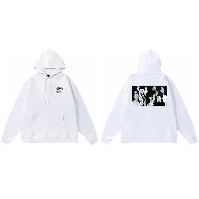 Stussy Stüssy White Stüssy Print Hoodie White - 1