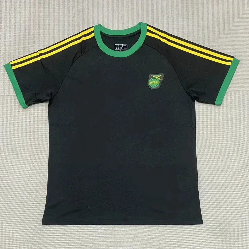 Adidas Adidas Jamaica Jersey Black Yellow Green T-Shirt Black - 1