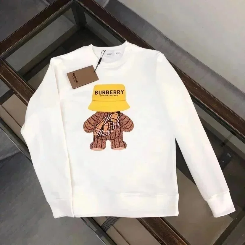 Burberry Burberry C-2 White Teddy Bear Sweatshirt White