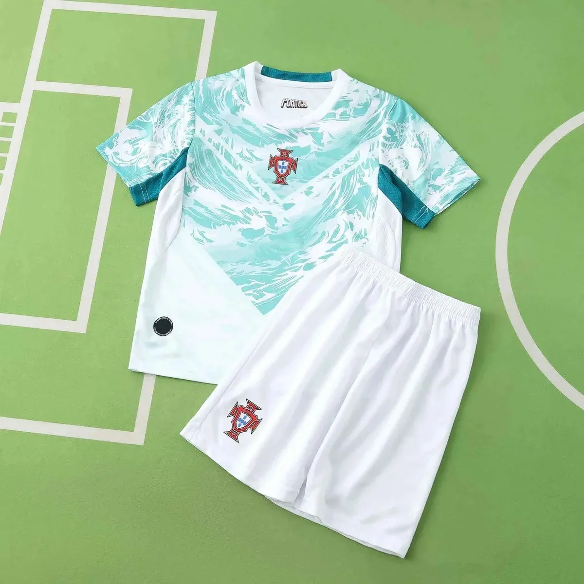 Other Portugal Kids Soccer Jersey & Shorts Set White - 1