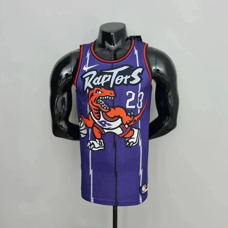 Nike Nike Raptors 23 Purple Jersey Basketball Top Purple - 1