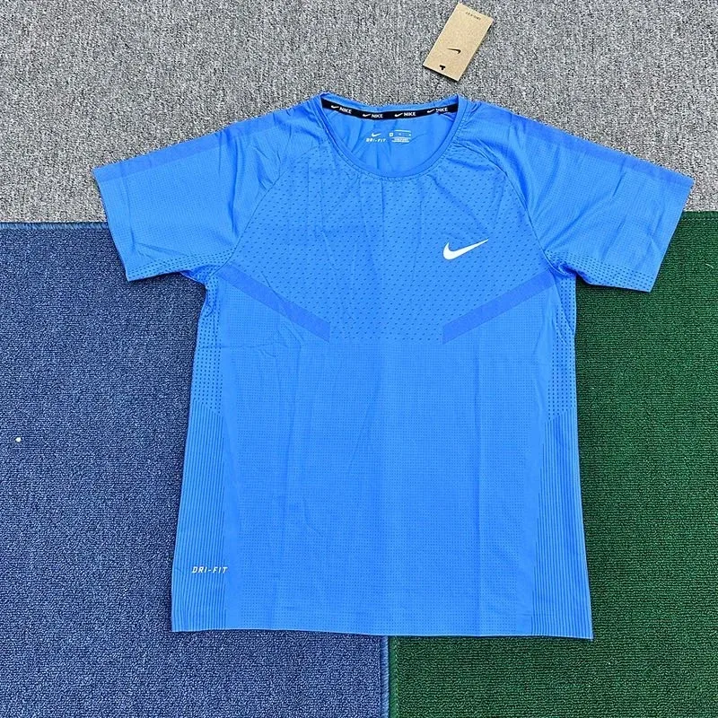 Nike Nike Air Dri-FIT Blue T-Shirt Blue - 1