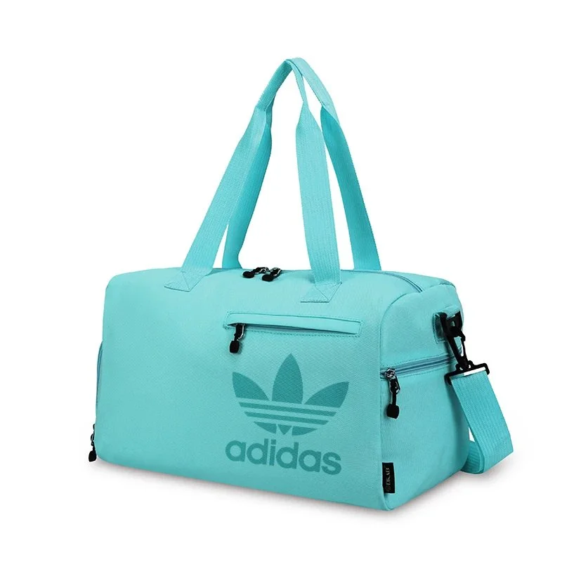 Adidas Adidas Three Stripes Duffle Bag Aqua Blue Blue - 1