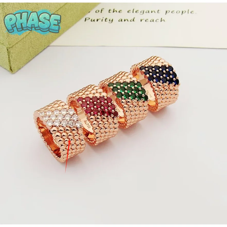 Other PHASE Colorful Gemstone Ring Set Gold - 1