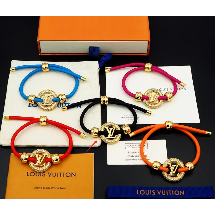 Louis Vuitton Louis Vuitton Monogram Black Bracelet Black