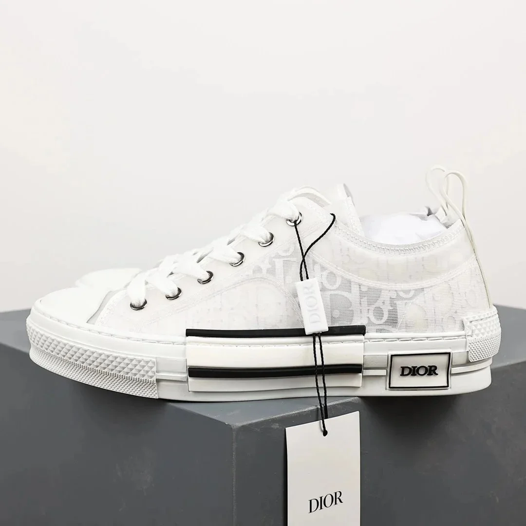 Dior Dior Dior Book Tote 4-B23 White Transparent Low-Top Sneakers White - 1