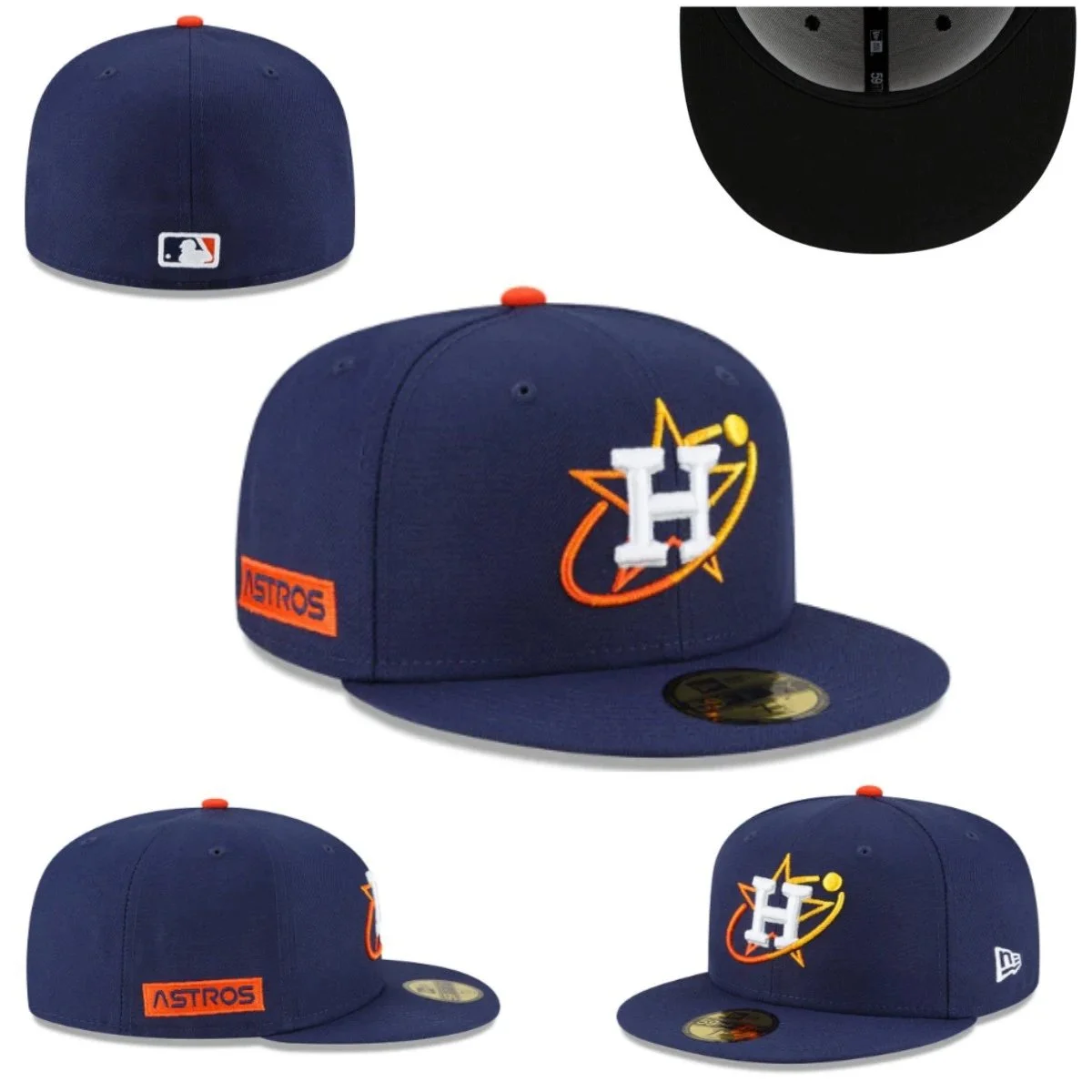 New Era New Era 59FIFTY Houston Astros Navy Blue Cap Navy - 1