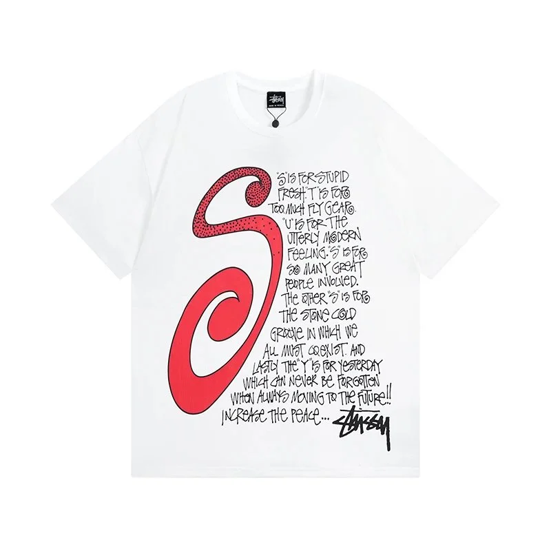 Stussy Stussy Stüssy S Logo T-Shirt White White - 1