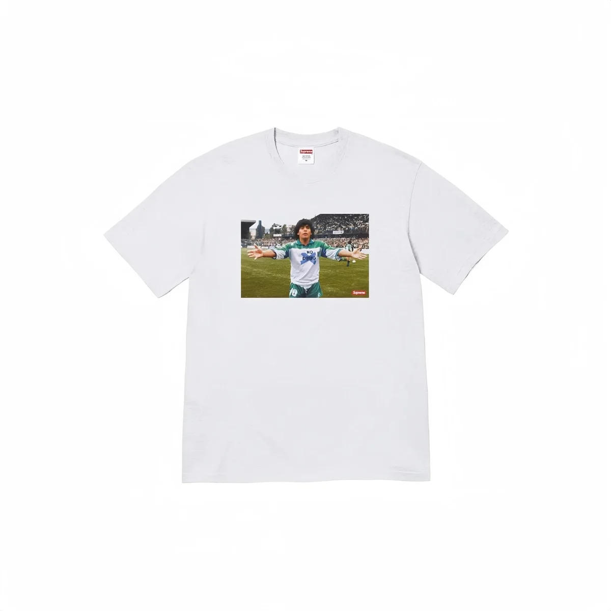 Supreme Supreme White Soccer Jersey T-Shirt White - 1