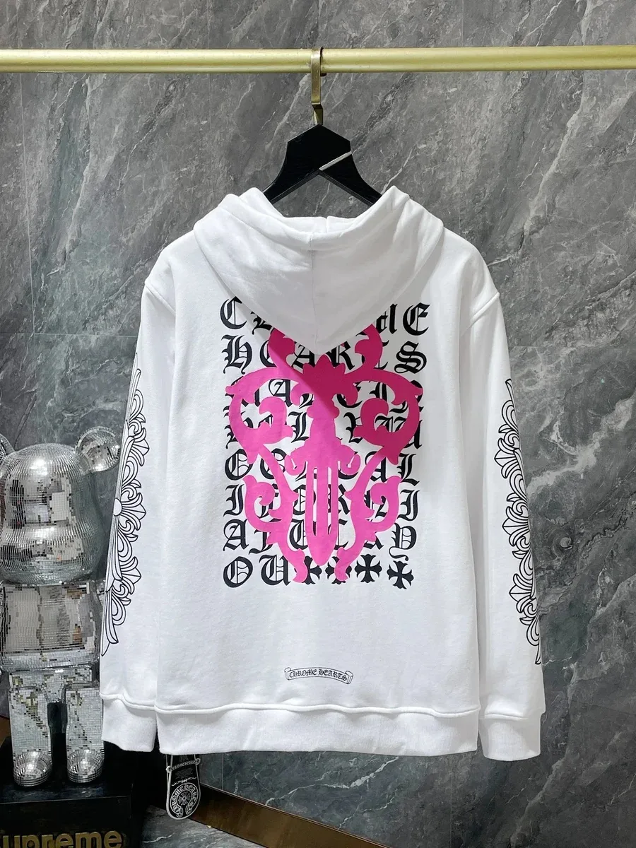 Chrome Hearts Chrome Hearts CH Cross White Hoodie White