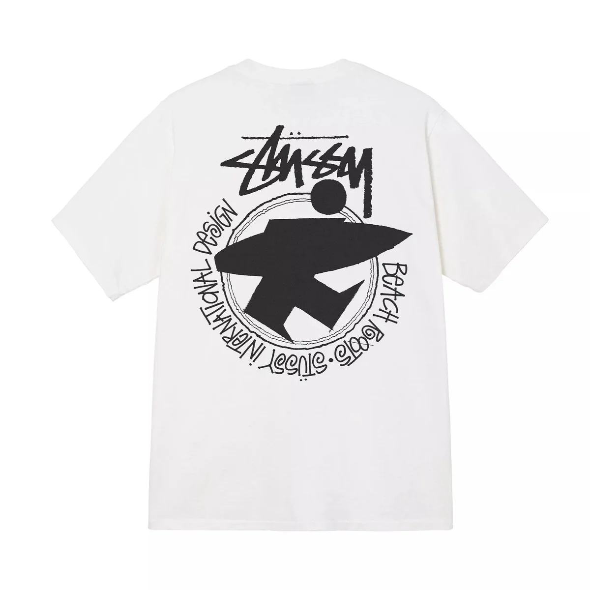 Stussy Stussy Beach Roots T-Shirt White White - 1