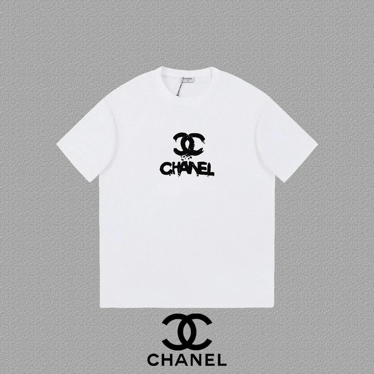 Chanel Chanel Classic Logo White T-Shirt White