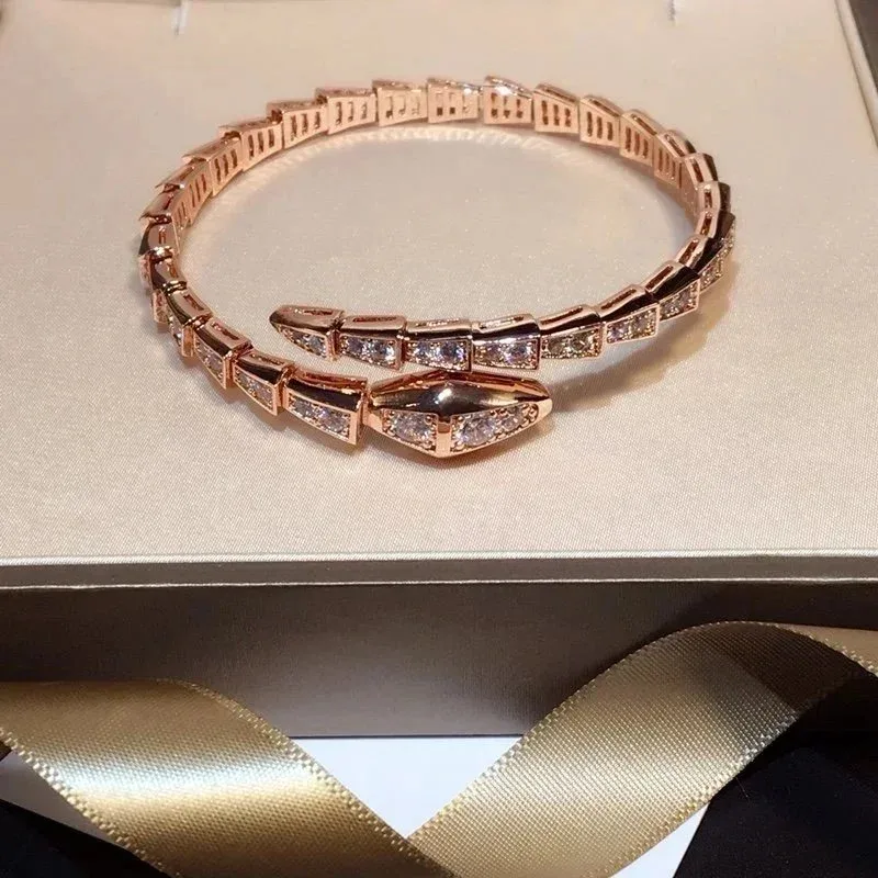 Bvlgari Bvlgari Serpenti Rose Gold Snake Bracelet Gold - 1
