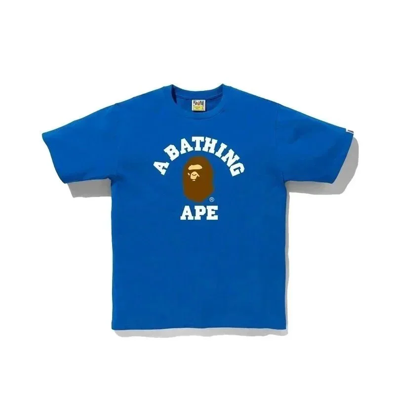 A Bathing Ape A Bathing Ape Classic Ape Head Logo Blue T-Shirt Blue - 1