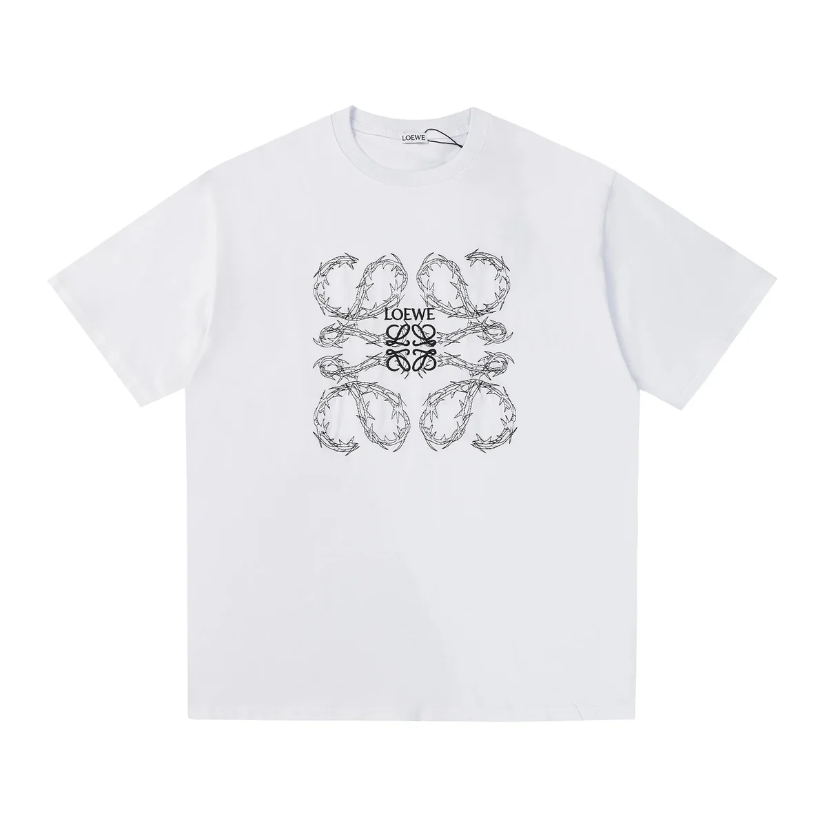 Loewe Loewe Anagram White/Black T-Shirt White