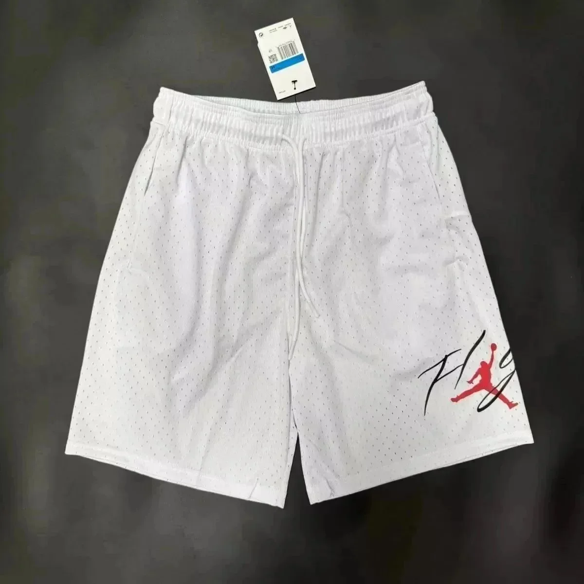 Nike Nike Air Jordan Jumpman White Mesh Shorts White - 1