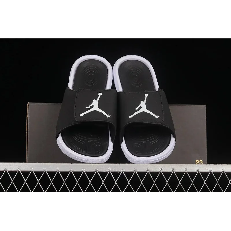 Nike Nike Air Jordan Jumpman Black/White Slide Sandals Black - 1