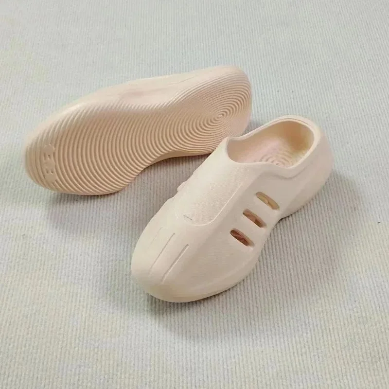 Other Beige Solid Slippers Footwear Beige - 1