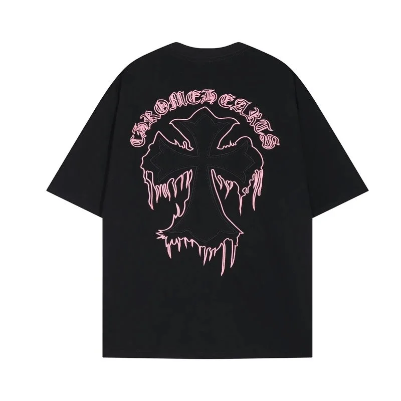 Chrome Hearts Chrome Hearts CH Cross Black/Pink T-Shirt Black - 1