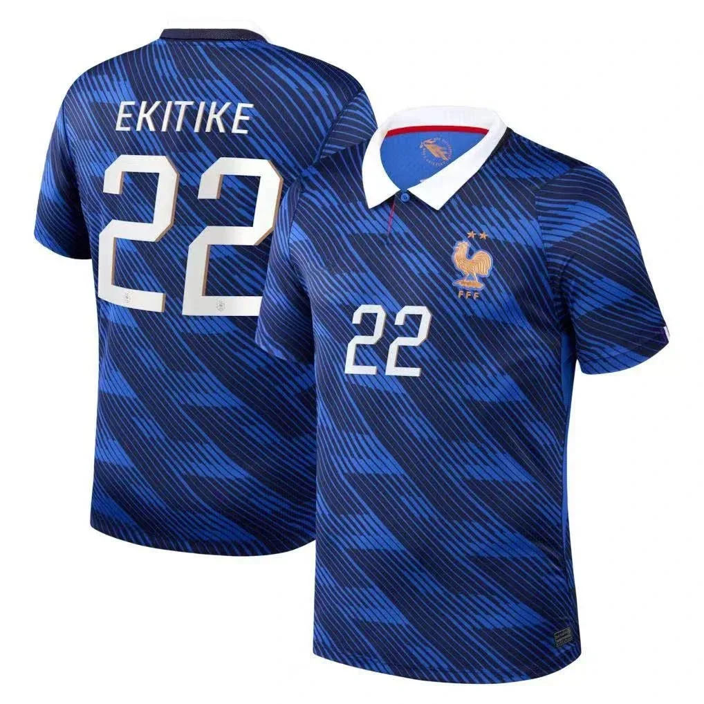 Nike Nike Air Force 1 2026 France Home #22 Ekitike Jersey Blue - 1