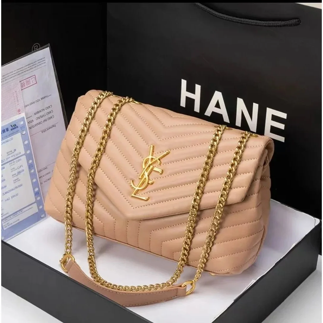 Saint Laurent Saint Laurent Tote YSL Beige Leather Bag Beige - 1