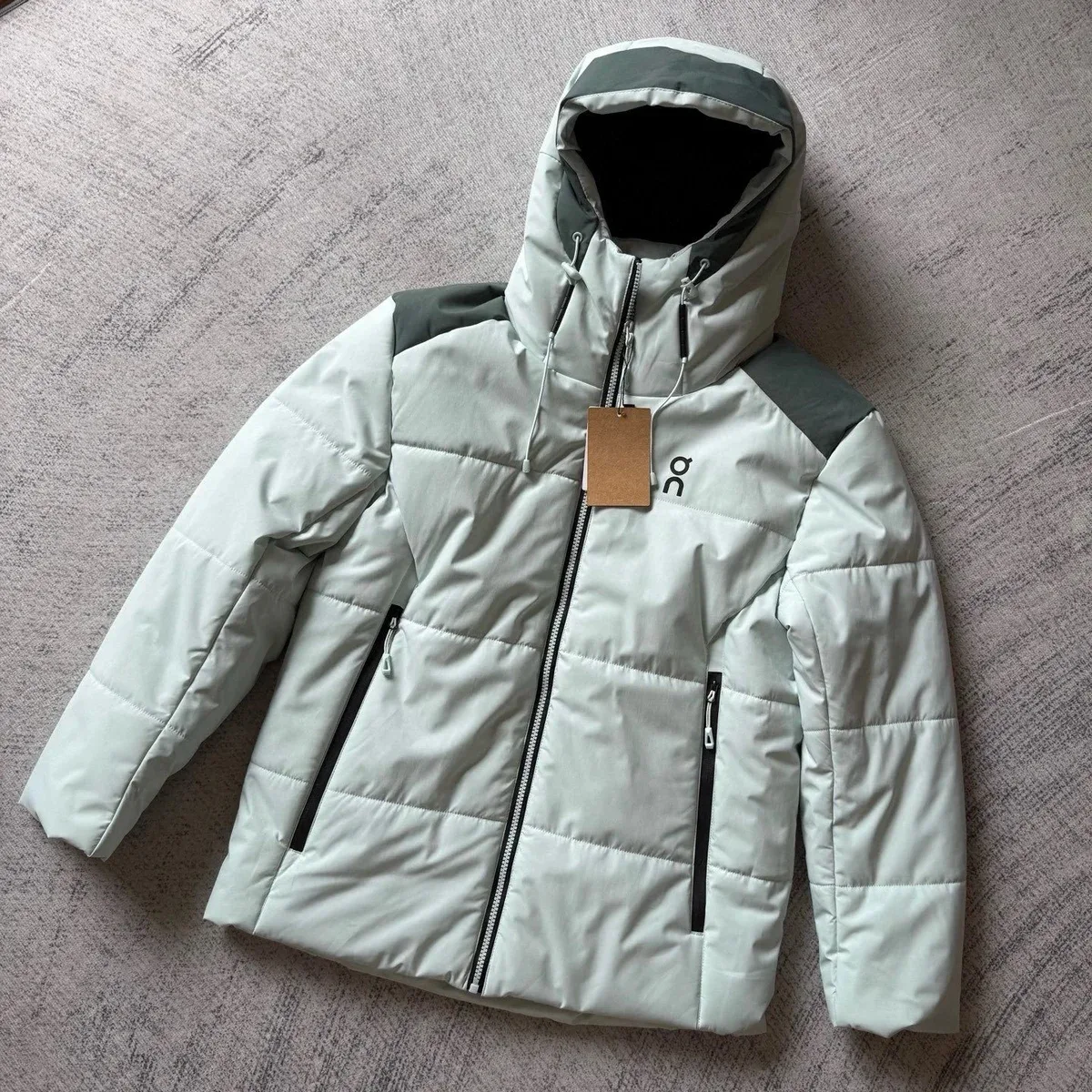 On Running On Running Lake Green Puffer Jacket Green - 1