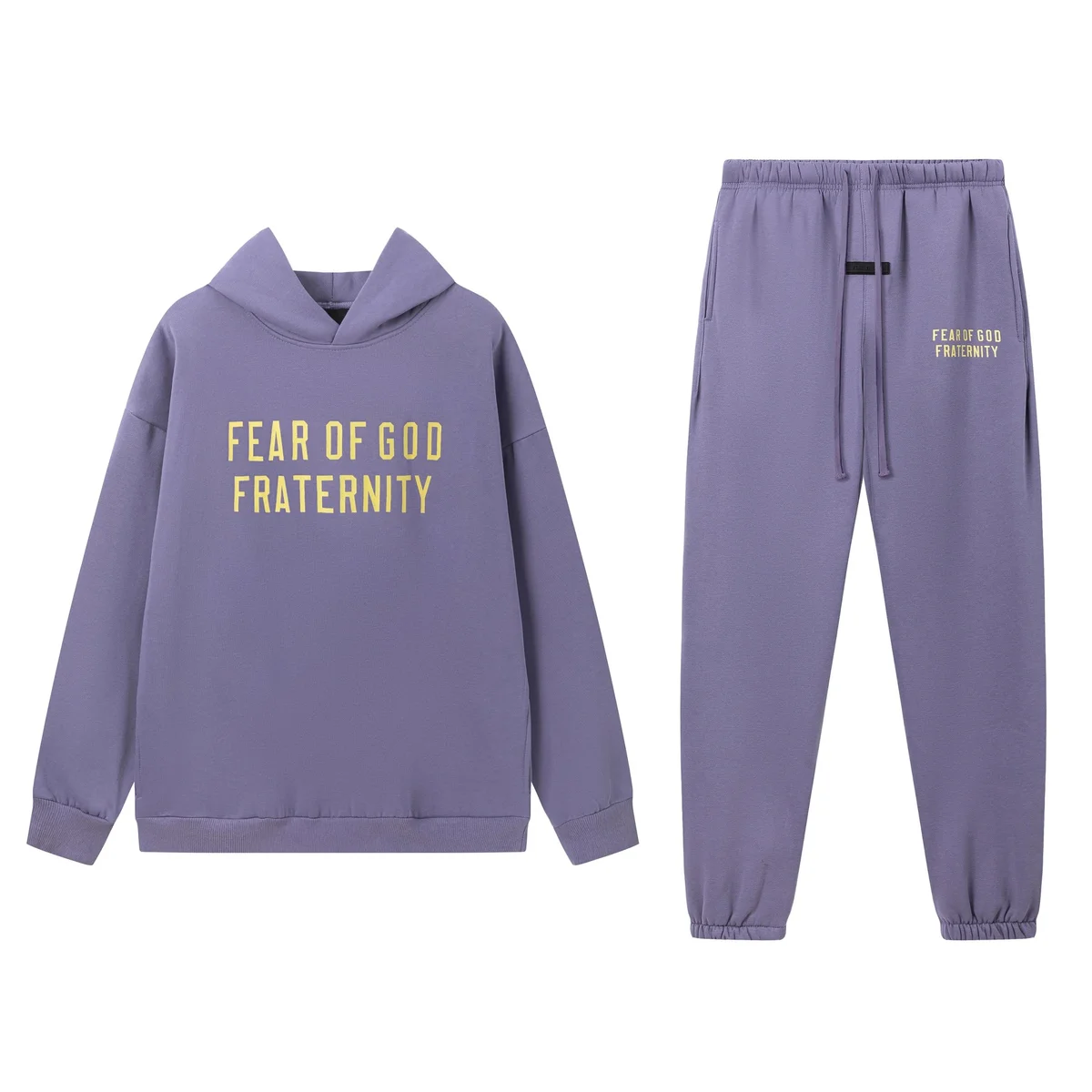 Fear of God Fear of God Essentials B-1 Purple Hoodie & Pants Set Purple - 1