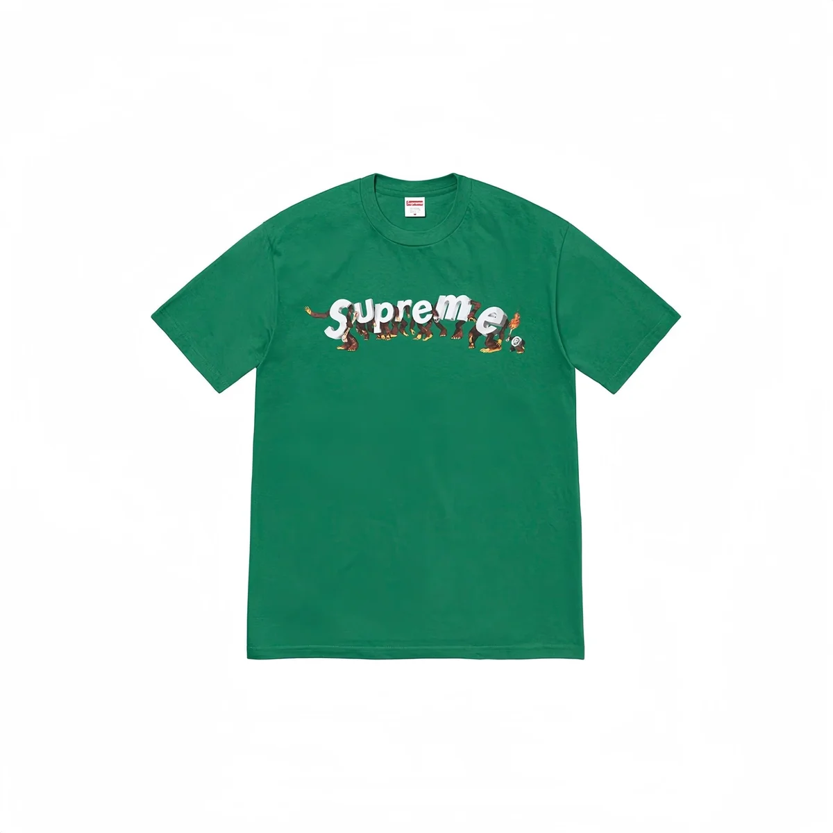 Supreme Supreme Green 'Monkeys' T-Shirt Green - 1