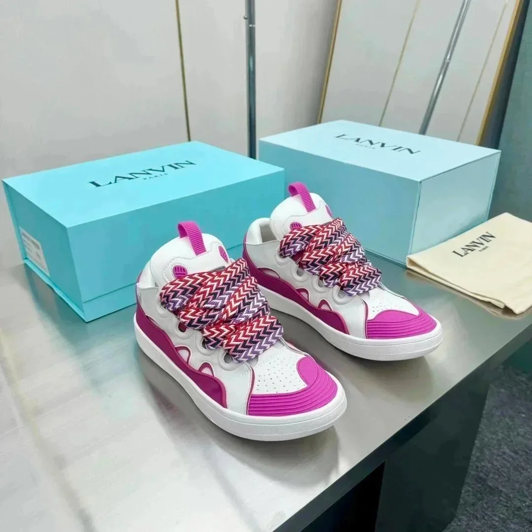 Lanvin Lanvin White & Fuchsia Sneakers White - 1
