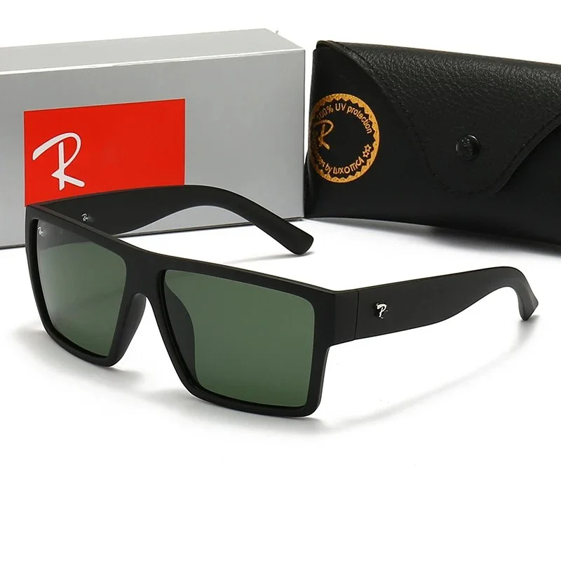 Ray-Ban Ray-Ban Clubmaster Polarized Sunglasses Black Green Black - 1