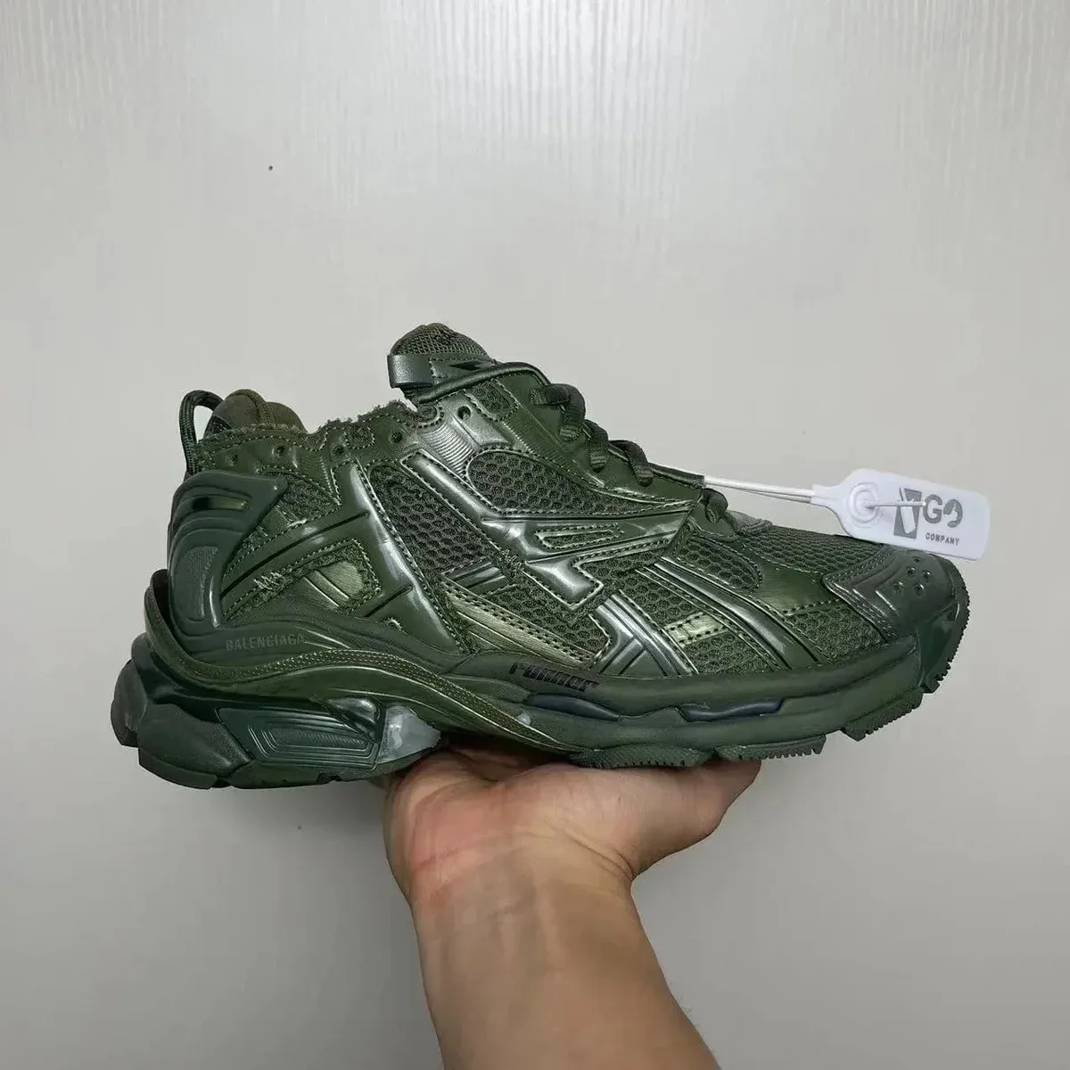 Balenciaga Balenciaga Triple S Olive Green Sneakers Green