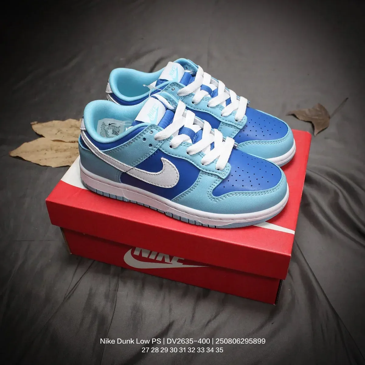 Nike Nike Dunk Low 10 Blue Split Sneakers Blue