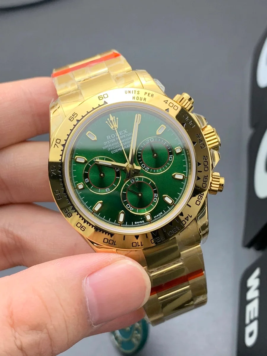 Rolex Rolex Daytona Green Dial Gold Watch Gold