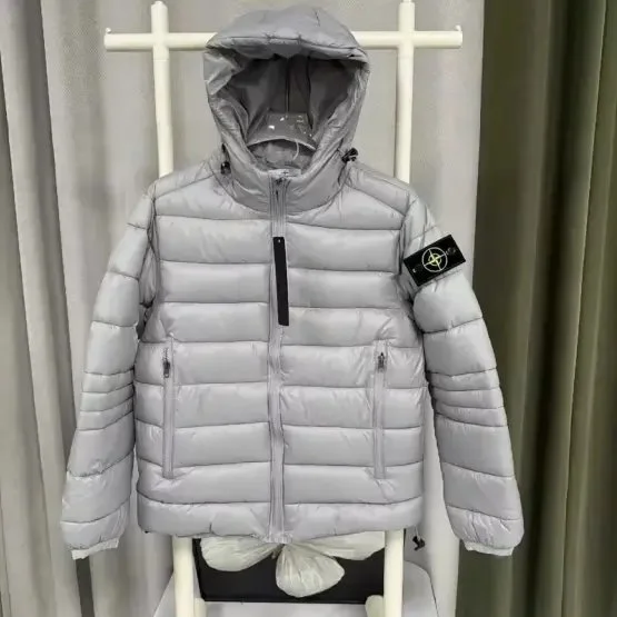 Stone Island Stone Island 68-15 Grey Puffer Jacket Grey