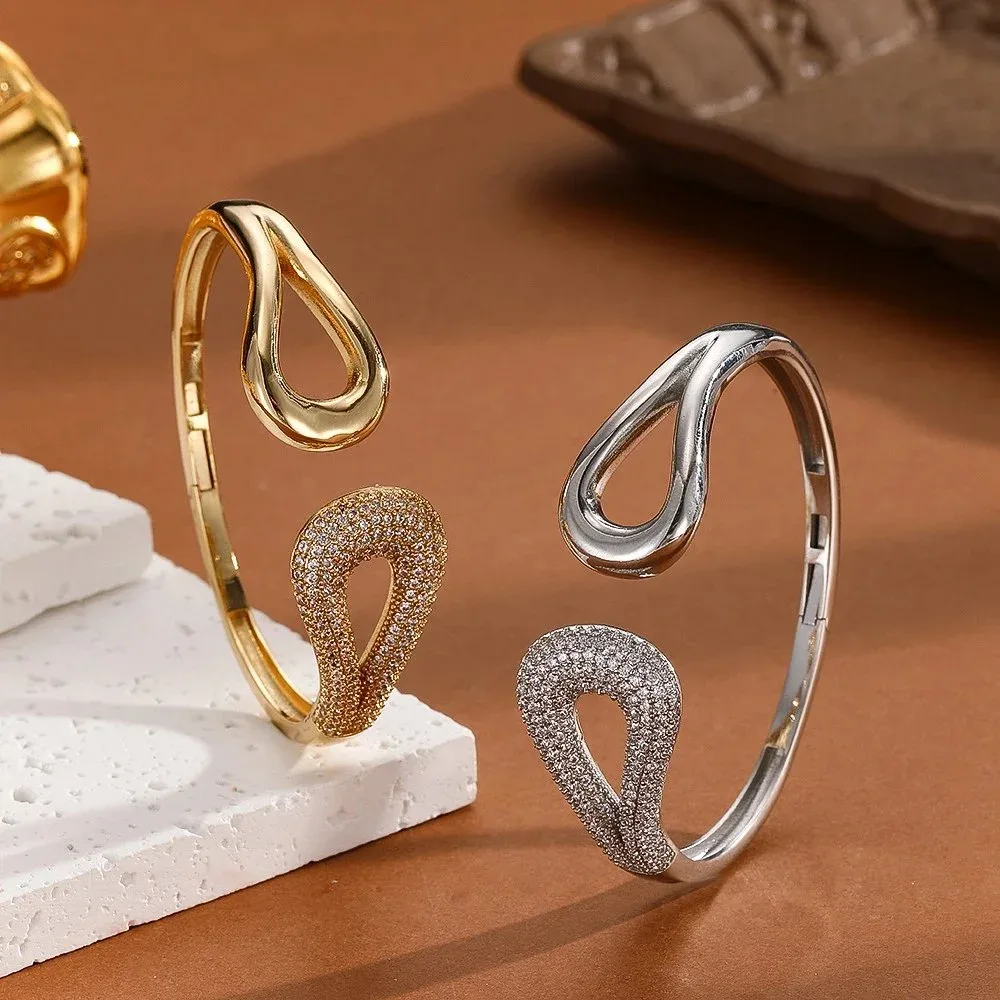 Other 18K Gold Double Circle Bracelet - Women's Jewelry Gold - 1