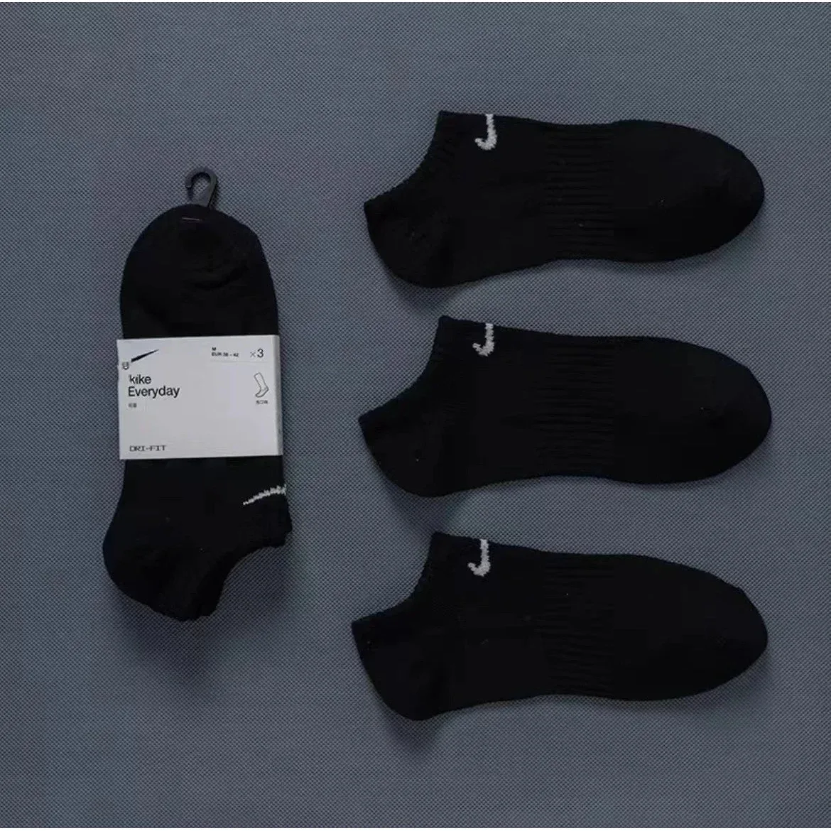 Nike Nike Kike Everyday Black Socks Black