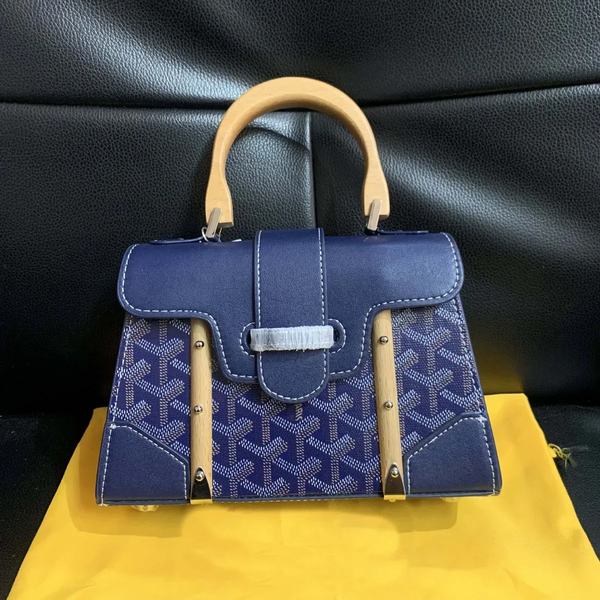 Goyard Goyard Monogram Sapphire Blue Handbag Blue