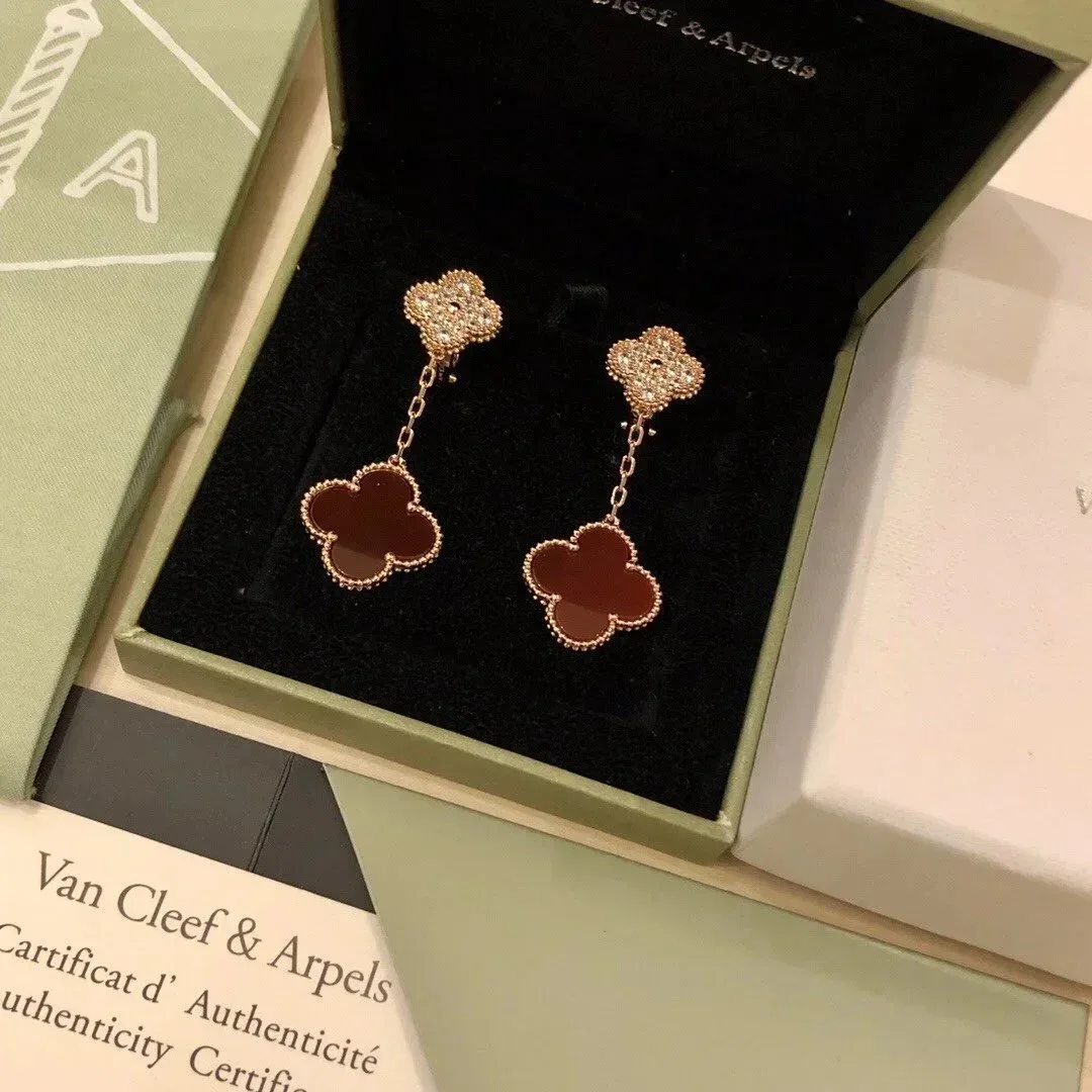 Van Cleef & Arpels Van Cleef & Arpels Alhambra Brown Earrings Brown