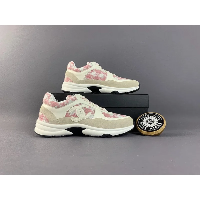 Chanel Runners Pink & Beige Sneakers