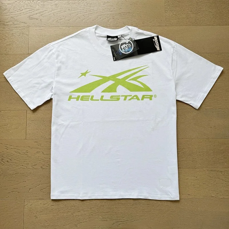 Hellstar Hellstar White/Green T-Shirt White - 1