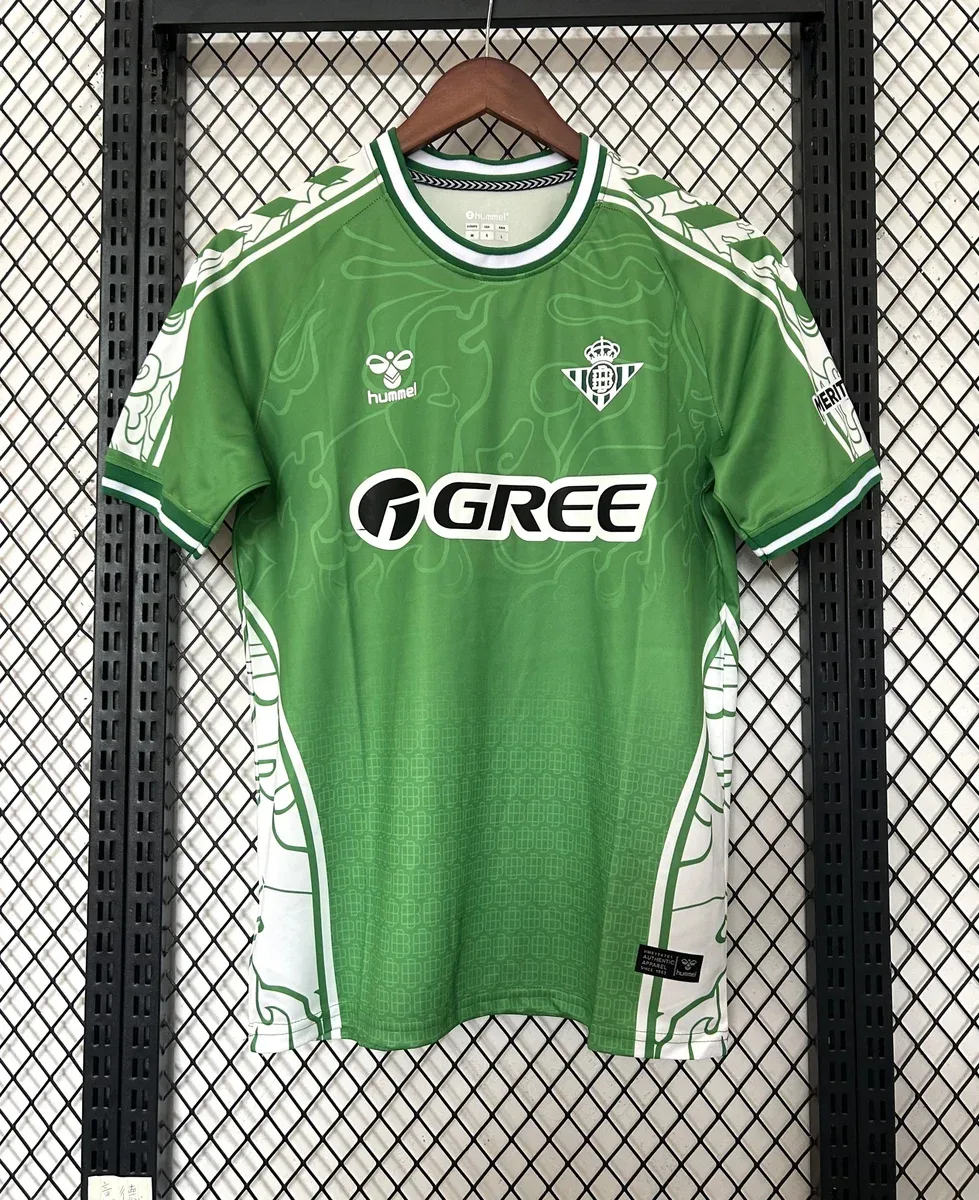 Hummel Hummel 25-26 Betis Snake Year Jersey Green White Soccer Shirt Green - 1
