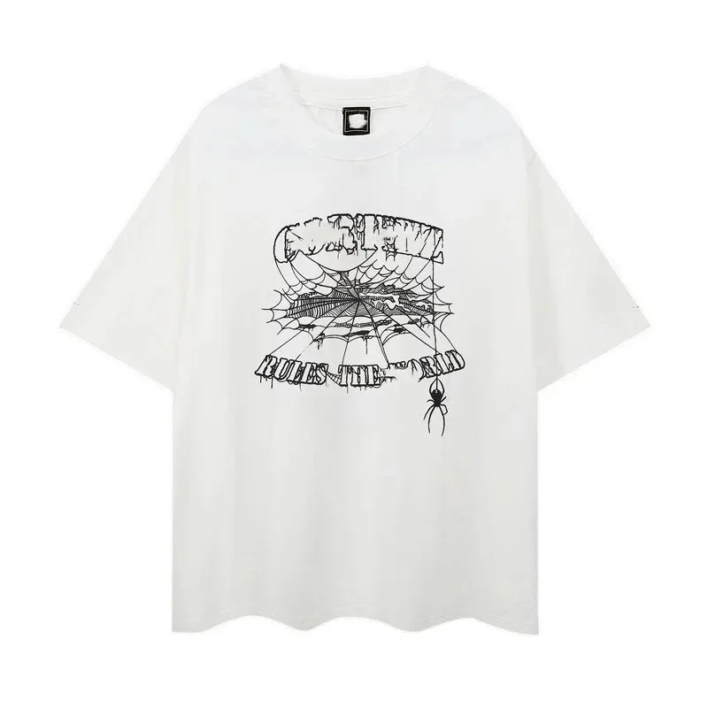 Other White 'Rules the World' Graphic T-Shirt White - 1