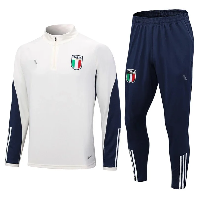 Adidas Adidas Italia Training Set White/Navy Tracksuit White - 1