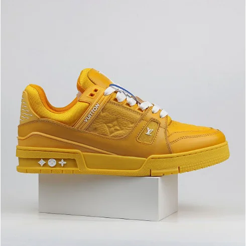 Louis Vuitton Louis Vuitton LV Trainer Sunset Yellow Sneaker Yellow