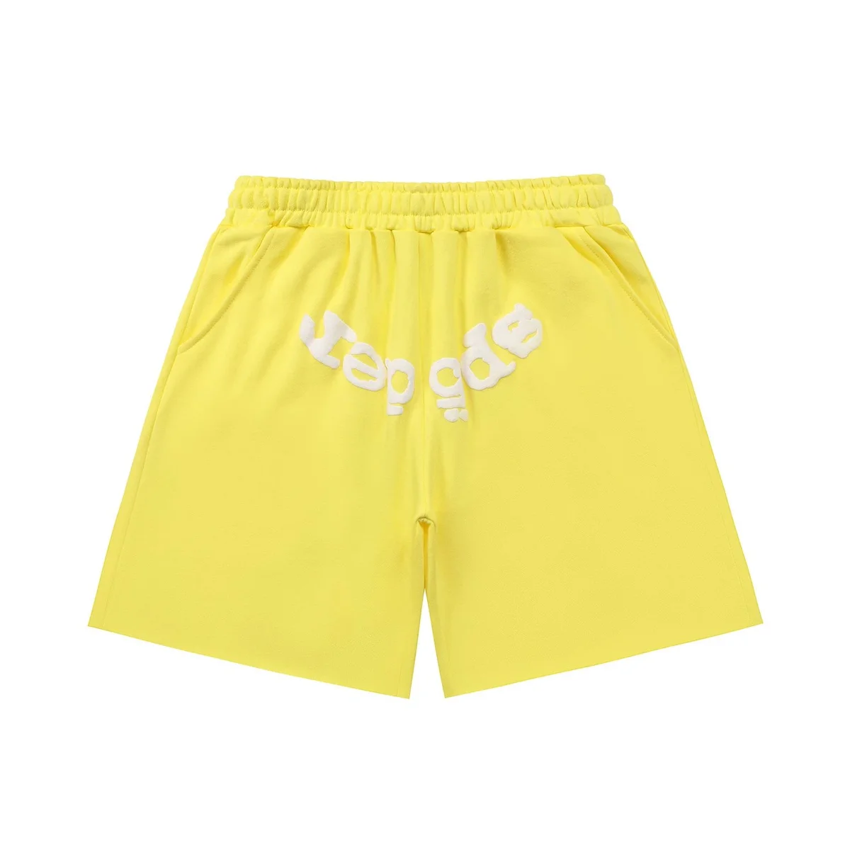 Other Yellow 'Yep Gde' Embroidered Shorts Yellow - 1