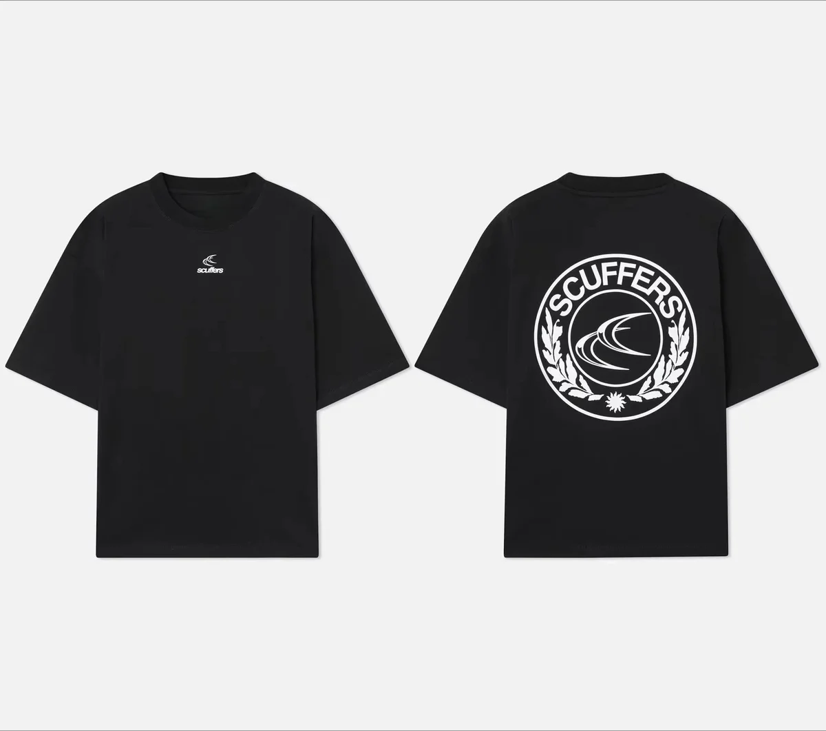 Other SCUFFERS Black 'Black款式二' T-Shirt Black - 1