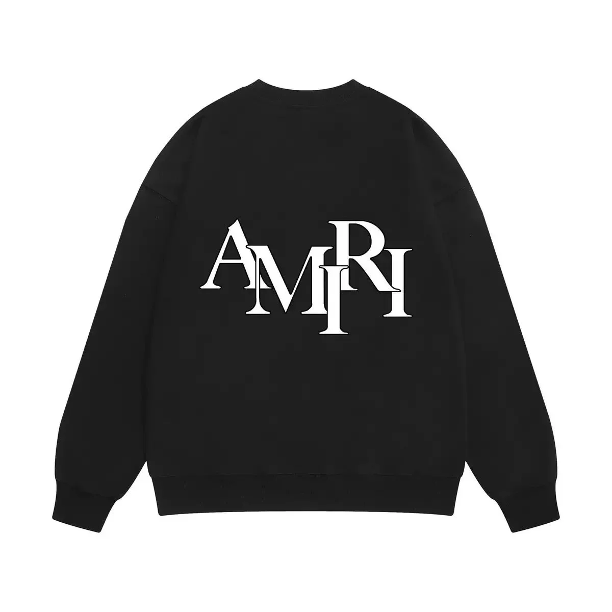 Amiri Amiri AMRI Black Crewneck Sweatshirt Black - 1