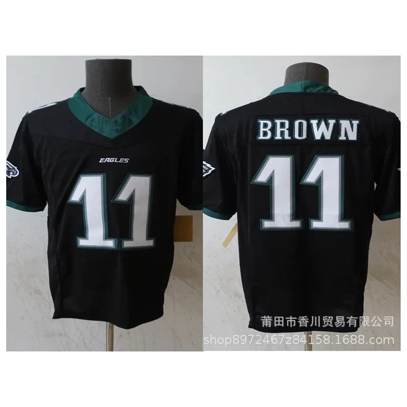 Nike Nike Air Jordan Brown 11 Eagles Black Jersey Black - 1